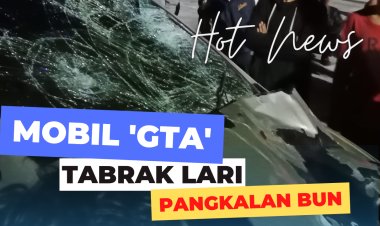 Mobil 'GTA' Tabrak Tiga Unit Sepeda Motor Di Pangkalan Bun