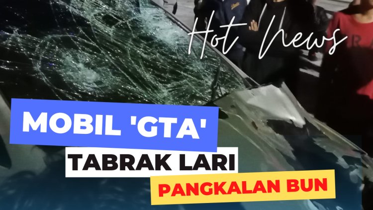 Mobil 'GTA' Tabrak Tiga Unit Sepeda Motor Di Pangkalan Bun