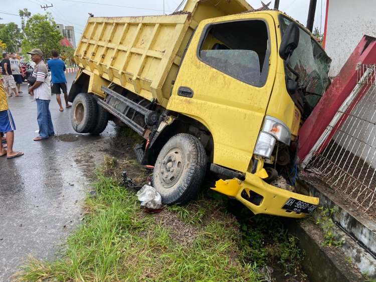 Kronologi Kecelakaan Sepeda Listrik Yang Dikendarai Anak-anak Terlindas Unit Dump Truk