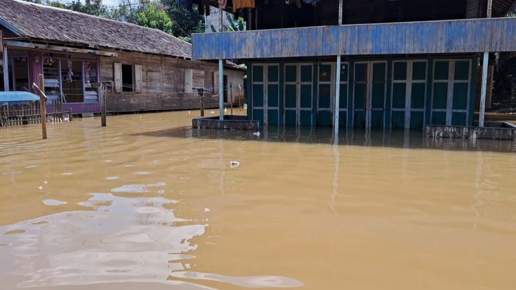 Ratusan Rumah Terendam Banjir di Seruyan