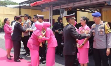 Pelepasan Purnabakti Anggota Polres Kobar